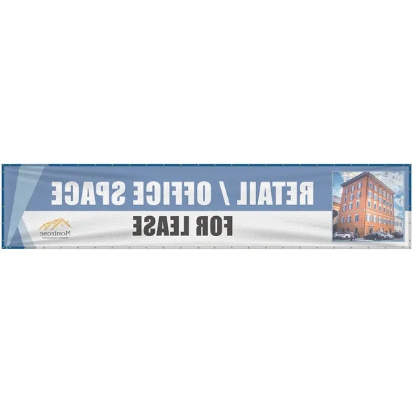 5' x 24' Polyester Mesh Banner - 5' x 24' Polyester Mesh Banner - Image 2 of 12
