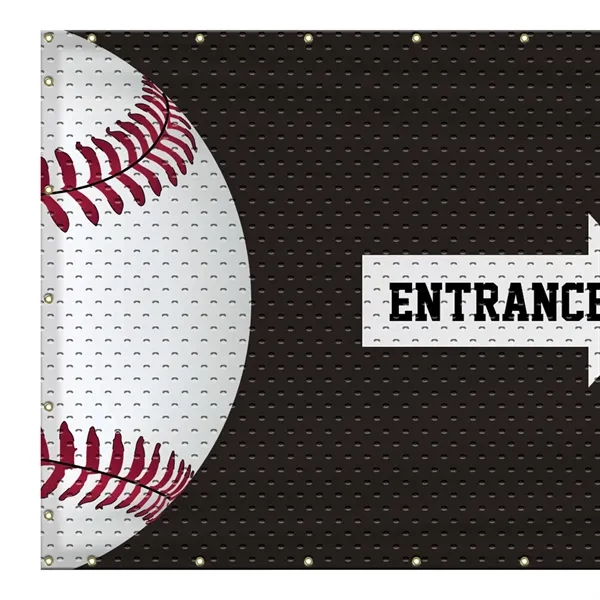 5' x 48' Polyester Mesh Banner - 5' x 48' Polyester Mesh Banner - Image 2 of 11