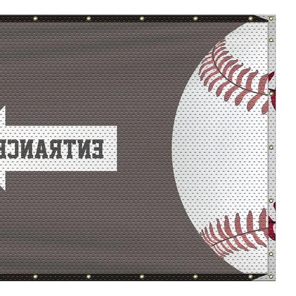 5' x 48' Polyester Mesh Banner - 5' x 48' Polyester Mesh Banner - Image 3 of 11