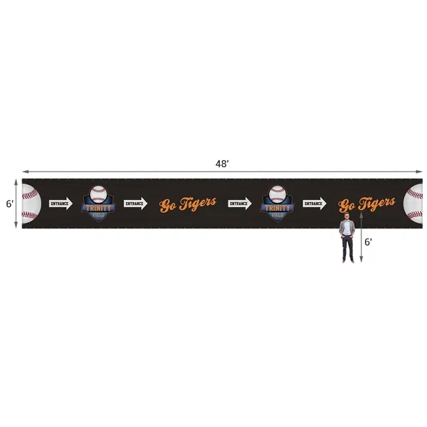 6' x 48' Polyester Mesh Banner - 6' x 48' Polyester Mesh Banner - Image 10 of 12