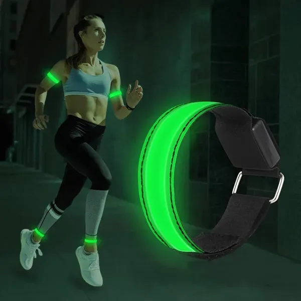 LED Armband Adjustable Reflective Flashing Strips - LED Armband Adjustable Reflective Flashing Strips - Image 4 of 6