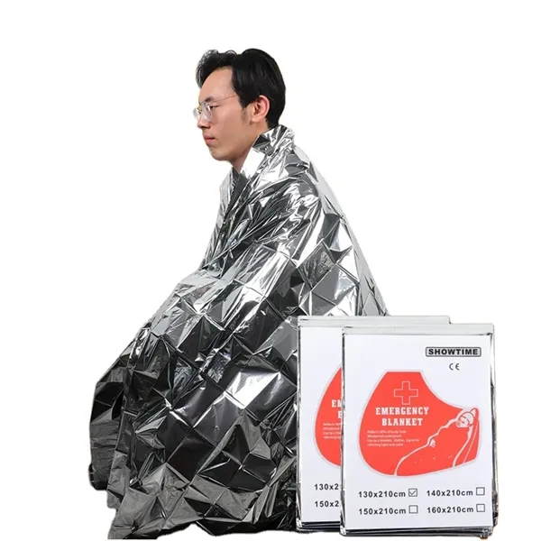 Safe Emergency Mylar Thermal Blankets - Safe Emergency Mylar Thermal Blankets - Image 1 of 3