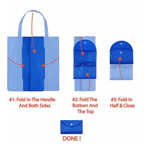 Reusable Foldable Grocery Bags For Shopping - Reusable Foldable Grocery Bags For Shopping - Image 1 of 2