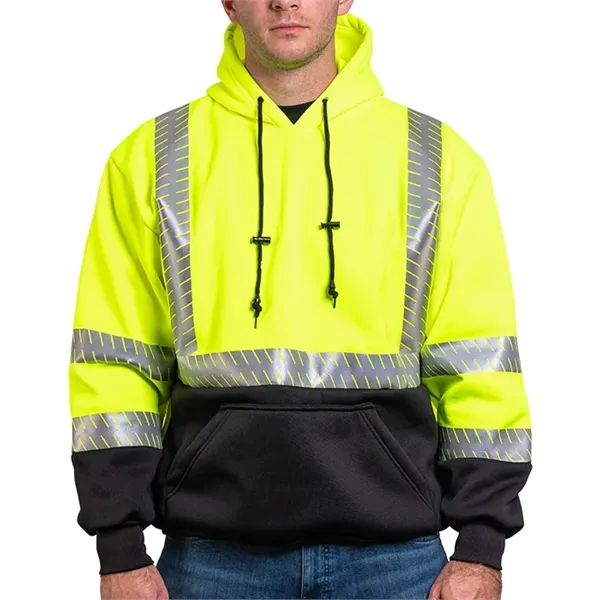 The No Zipper Econo Hoodie with Segmented Reflective Tape