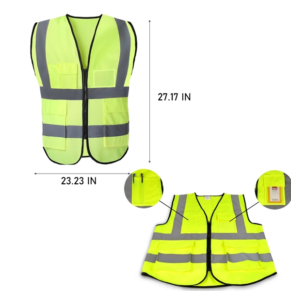 Protective Reflective Safety Vest - Protective Reflective Safety Vest - Image 3 of 3
