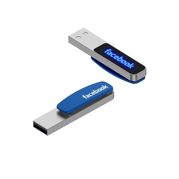 LED Glow Clip USB Drive - LED Glow Clip USB Drive - Image 2 of 3