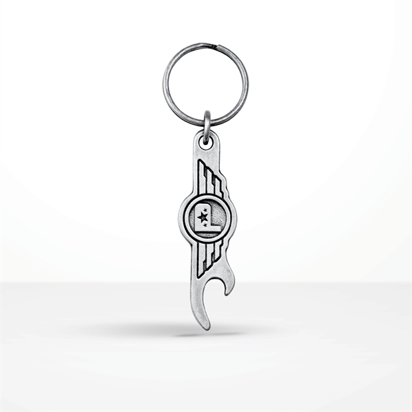 Classic Hook-Style Bottle Opener Key Chain