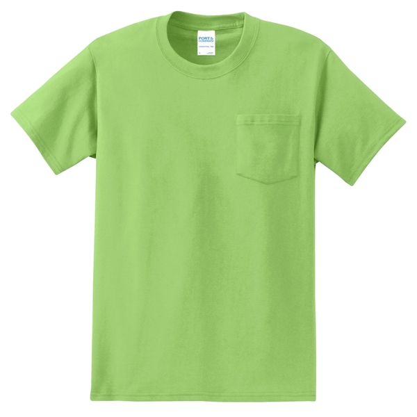 Port & Company - Tall Essential Pocket Tee. - Port & Company - Tall Essential Pocket Tee. - Image 74 of 131