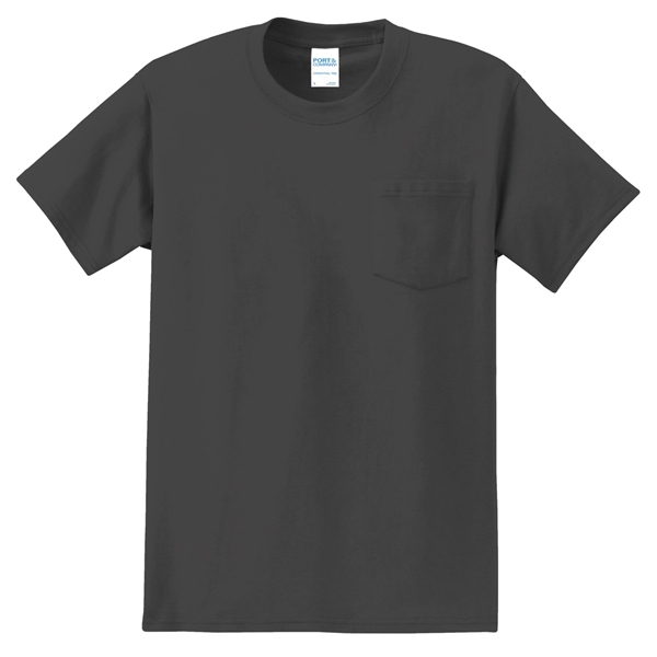 Port & Company - Tall Essential Pocket Tee. - Port & Company - Tall Essential Pocket Tee. - Image 77 of 131