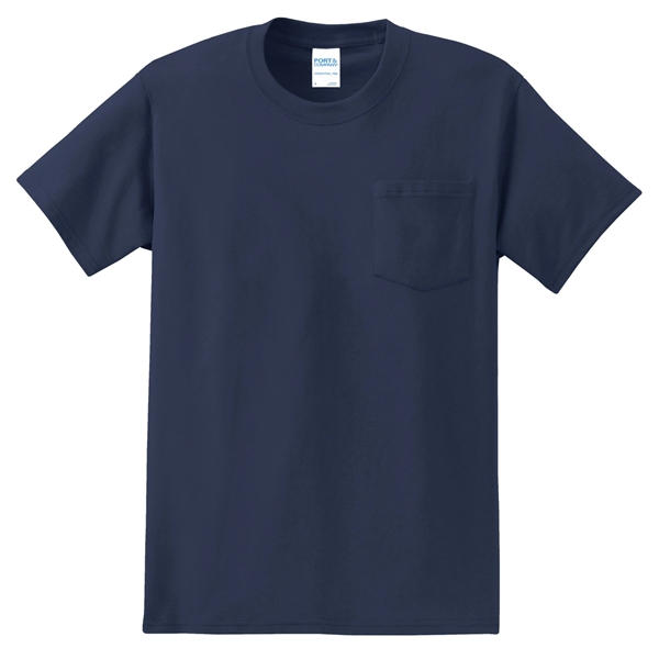 Port & Company - Tall Essential Pocket Tee. - Port & Company - Tall Essential Pocket Tee. - Image 79 of 131