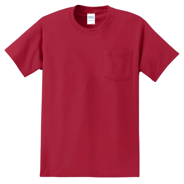 Port & Company - Tall Essential Pocket Tee. - Port & Company - Tall Essential Pocket Tee. - Image 81 of 131