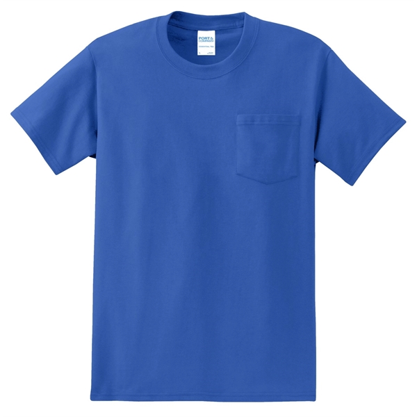 Port & Company - Tall Essential Pocket Tee. - Port & Company - Tall Essential Pocket Tee. - Image 82 of 131