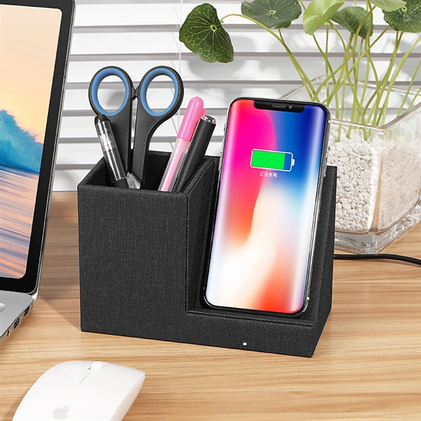 Desk Organizer Wireless Charger - Desk Organizer Wireless Charger - Image 2 of 5