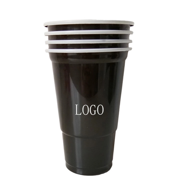 19oz Reusable Plastic Beer Pong Cup - 19oz Reusable Plastic Beer Pong Cup - Image 0 of 3