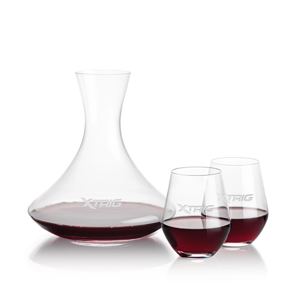 Senderwood Carafe & Reina Stemless Wine