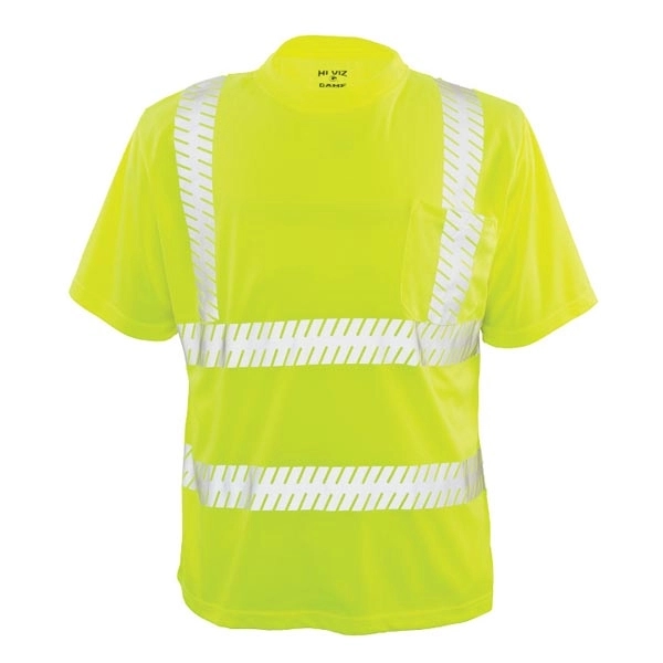 Custom Ventilated Deluxe Tee With Segmented Reflective Tape