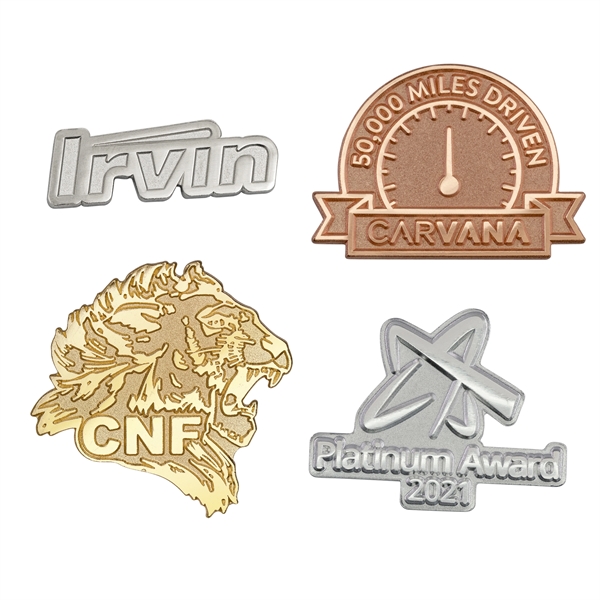 Custom Lapel Pins, Sandblast & Polished Finish - Custom Lapel Pins, Sandblast & Polished Finish - Image 7 of 15