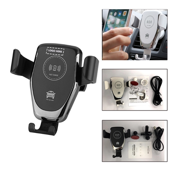 Auto Vent Wireless Car Charger Cradle - Auto Vent Wireless Car Charger Cradle - Image 0 of 2