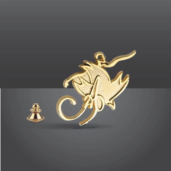 Custom Gold on Gold Lapel Pins by