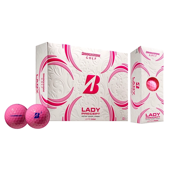 Bridgestone Lady Precept Golf Balls w/ Free Setup - Bridgestone Lady Precept Golf Balls w/ Free Setup - Image 0 of 3