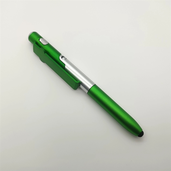 Folding LED Light Mobile Phone Stand Touch Ballpoint Pen - Folding LED Light Mobile Phone Stand Touch Ballpoint Pen - Image 3 of 4