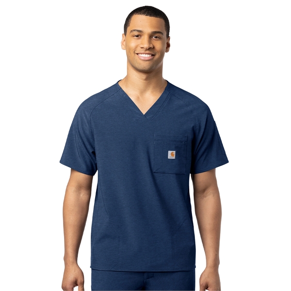 Carhartt Force Cross-Flex Men's Modern Fit V-Neck Top - Carhartt Force Cross-Flex Men's Modern Fit V-Neck Top - Image 6 of 6