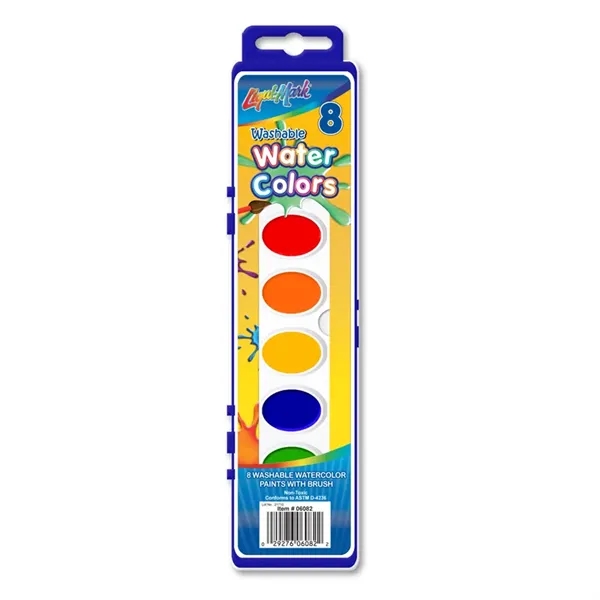 8 Color Washable Watercolor Paint Set