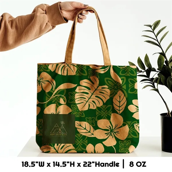 Full Sublimation 8 Oz Poly Canvas Tote Bag - 18.5"W x 14.5"H - Full Sublimation 8 Oz Poly Canvas Tote Bag - 18.5"W x 14.5"H - Image 0 of 0