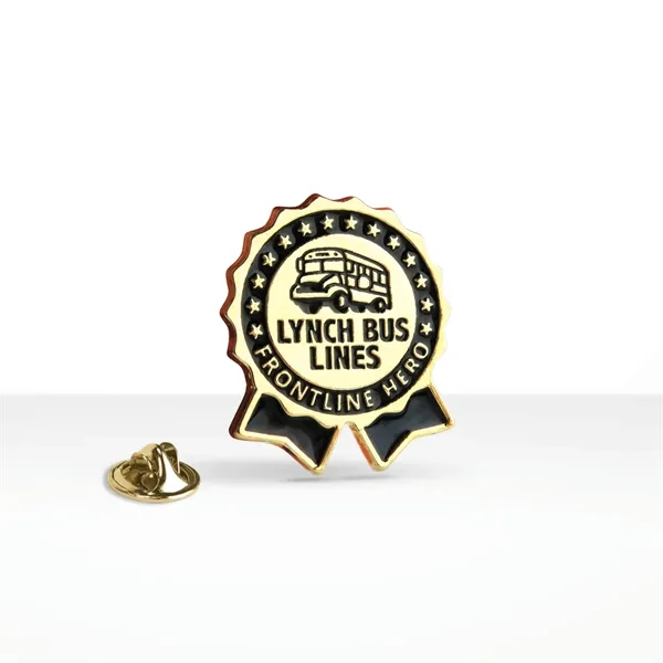 Soft Enamel Lapel Pin - Made in Canada  (3/4" in) - Soft Enamel Lapel Pin - Made in Canada  (3/4" in) - Image 8 of 18