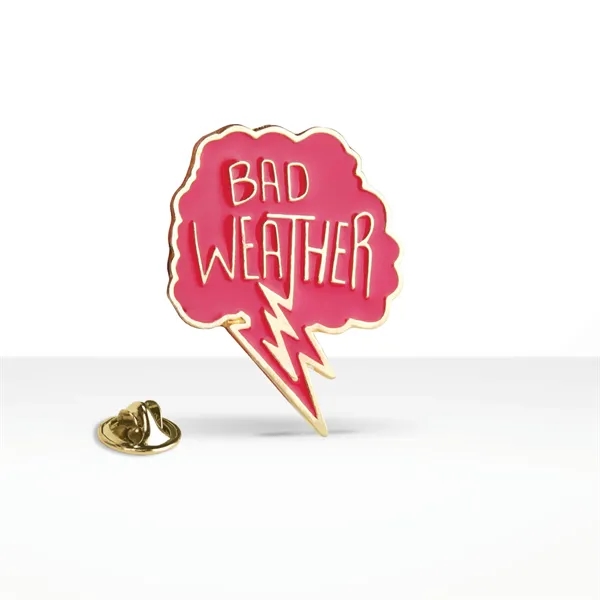 Soft Enamel Lapel Pin - Made in Canada  (3/4" in) - Soft Enamel Lapel Pin - Made in Canada  (3/4" in) - Image 6 of 18