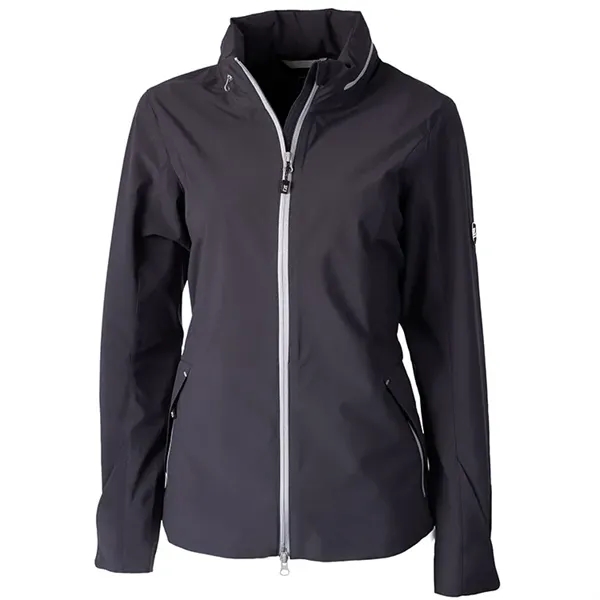 Cutter & Buck Ladies Vapor Full-Zip Rain Jacket - Cutter & Buck Ladies Vapor Full-Zip Rain Jacket - Image 0 of 4