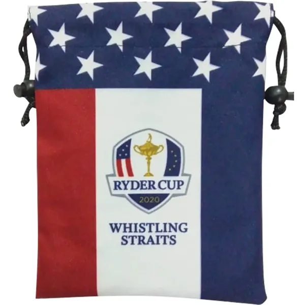 Sublimated Drawstring Valuables Pouch w/ Free Shipping - Sublimated Drawstring Valuables Pouch w/ Free Shipping - Image 3 of 12