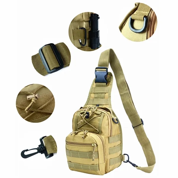 Tactical Sling Bag Molle Chest Pack - Tactical Sling Bag Molle Chest Pack - Image 2 of 4