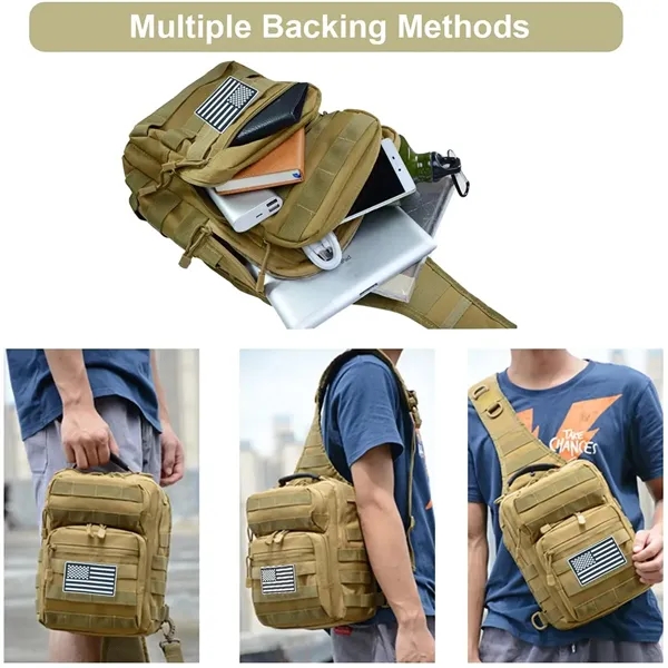 Tactical Sling Bag Molle Chest Pack - Tactical Sling Bag Molle Chest Pack - Image 4 of 4