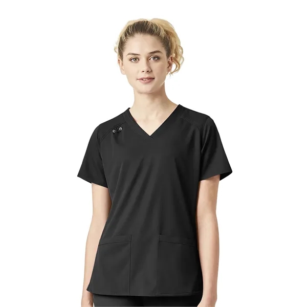 Carhartt Liberty Women's Comfort V-Neck Utility Top - Carhartt Liberty Women's Comfort V-Neck Utility Top - Image 4 of 5