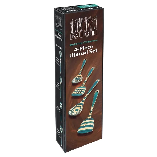 Baltique® Mykonos Collection 4-Piece Cooking Utensil Set - Baltique® Mykonos Collection 4-Piece Cooking Utensil Set - Image 3 of 3