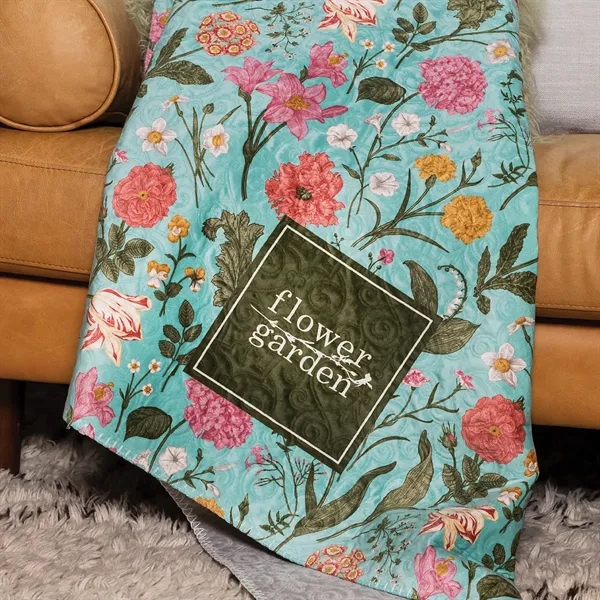 Oversized Textured Quilted Blanket - Oversized Textured Quilted Blanket - Image 0 of 1