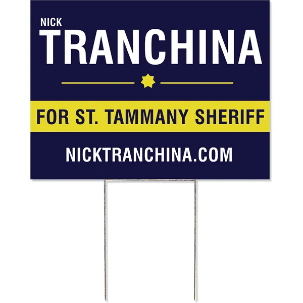 Political Yard Signs 24" x 18" - Double-Sided - Political Yard Signs 24" x 18" - Double-Sided - Image 0 of 18