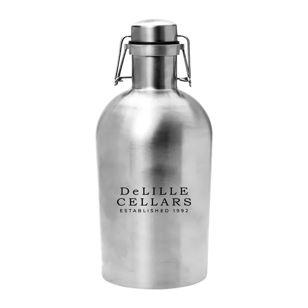 Insulated Steel Wine & Beer Growler (64oz) - Insulated Steel Wine & Beer Growler (64oz) - Image 2 of 3