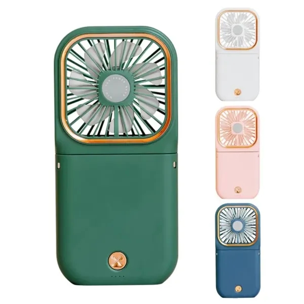 3 In 1 Foldable Handheld Fan - 3 In 1 Foldable Handheld Fan - Image 1 of 4