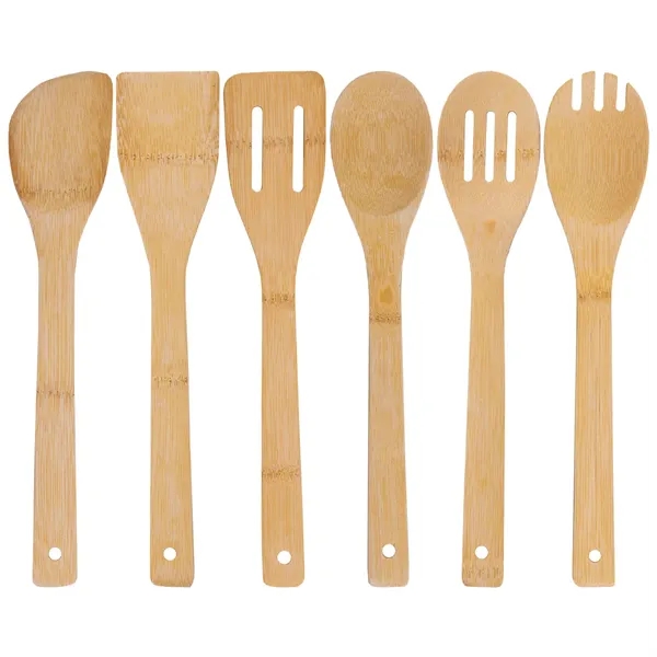 6-Piece Bamboo Cooking Utensil Set - 6-Piece Bamboo Cooking Utensil Set - Image 0 of 0
