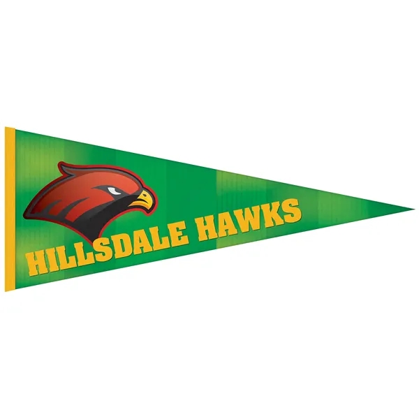 12" x 30" Custom Printed Felt Pennant - 12" x 30" Custom Printed Felt Pennant - Image 0 of 7
