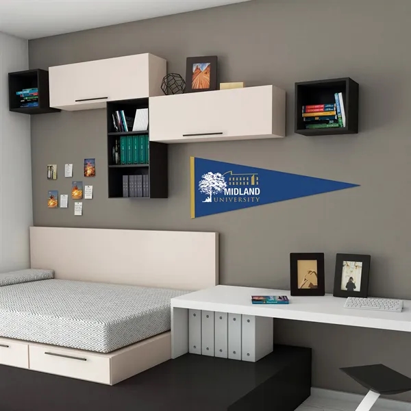 12" x 30" Custom Printed Felt Pennant - 12" x 30" Custom Printed Felt Pennant - Image 7 of 7