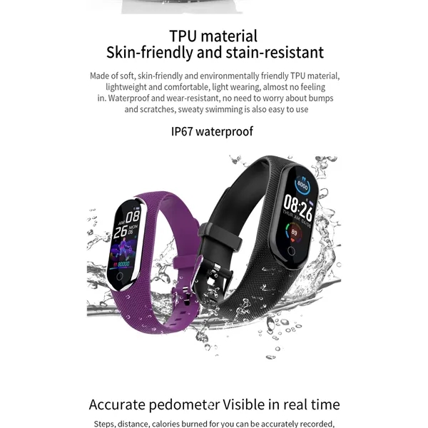 Fitness Tracker Smart Bracelet FDA Approved - Fitness Tracker Smart Bracelet FDA Approved - Image 2 of 4
