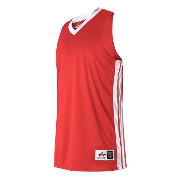 Alleson Athletic Women's Single Ply Basketball Jersey - Alleson Athletic Women's Single Ply Basketball Jersey - Image 11 of 12