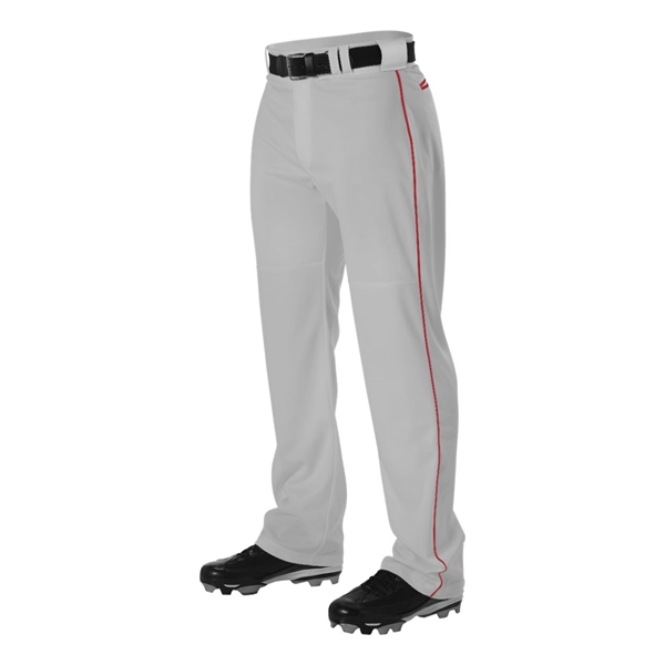 Alleson Athletic Youth Warp Knit Baseball Pants with Side | Plum 