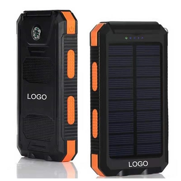 10000mAh Solar Power Bank - 10000mAh Solar Power Bank - Image 0 of 2