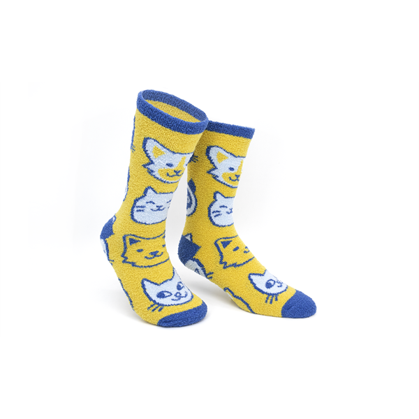 Fuzzy Socks with Rubber Grips - Fuzzy Socks with Rubber Grips - Image 2 of 5