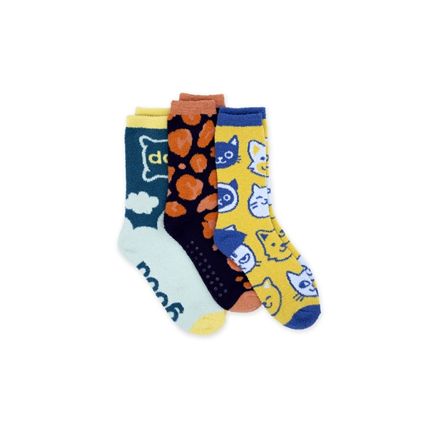 Fuzzy Socks with Rubber Grips - Fuzzy Socks with Rubber Grips - Image 0 of 5