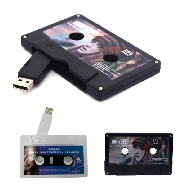 Cassette Tape USB Flash Drive - Cassette Tape USB Flash Drive - Image 0 of 8